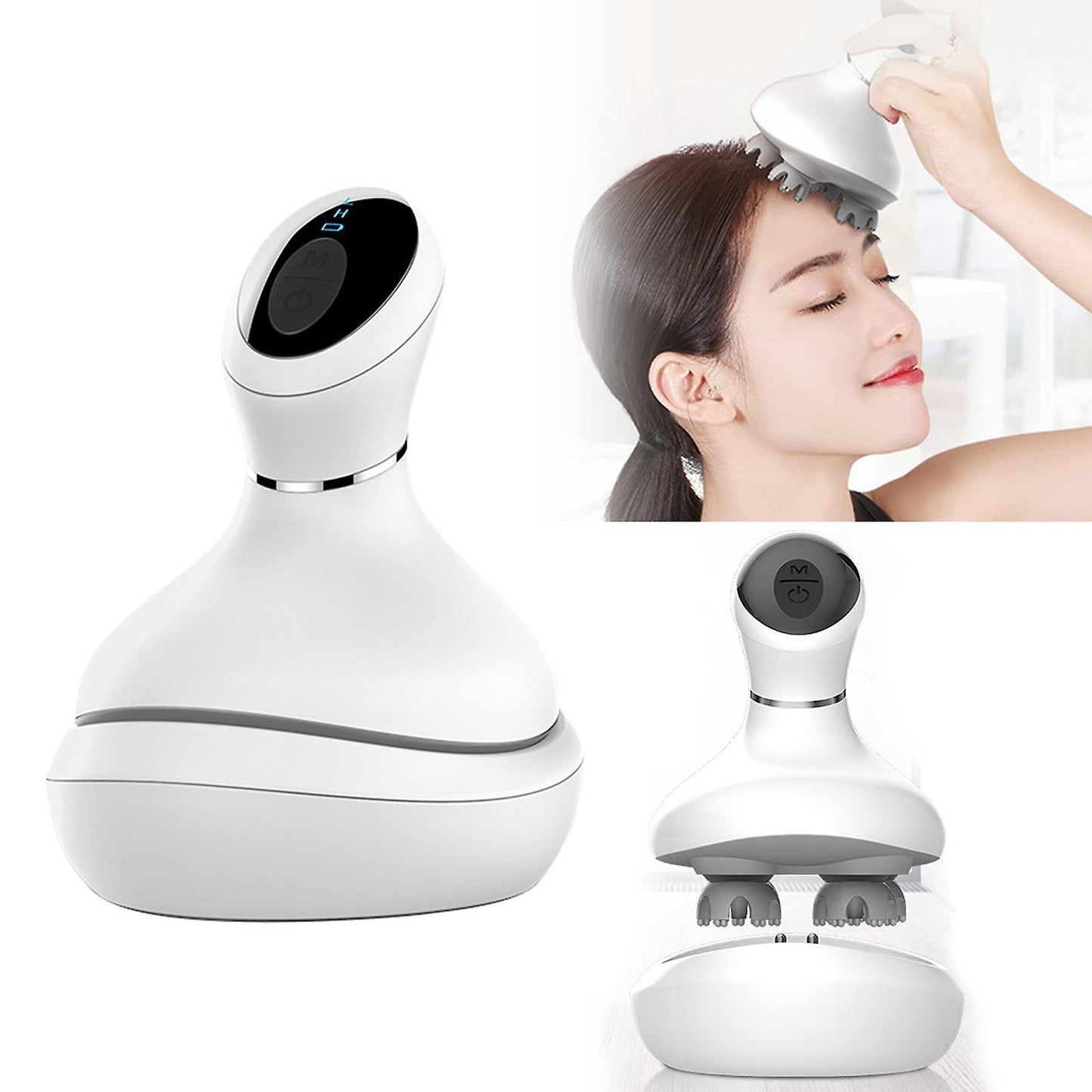 Electric Scalp Kneading Head Massager