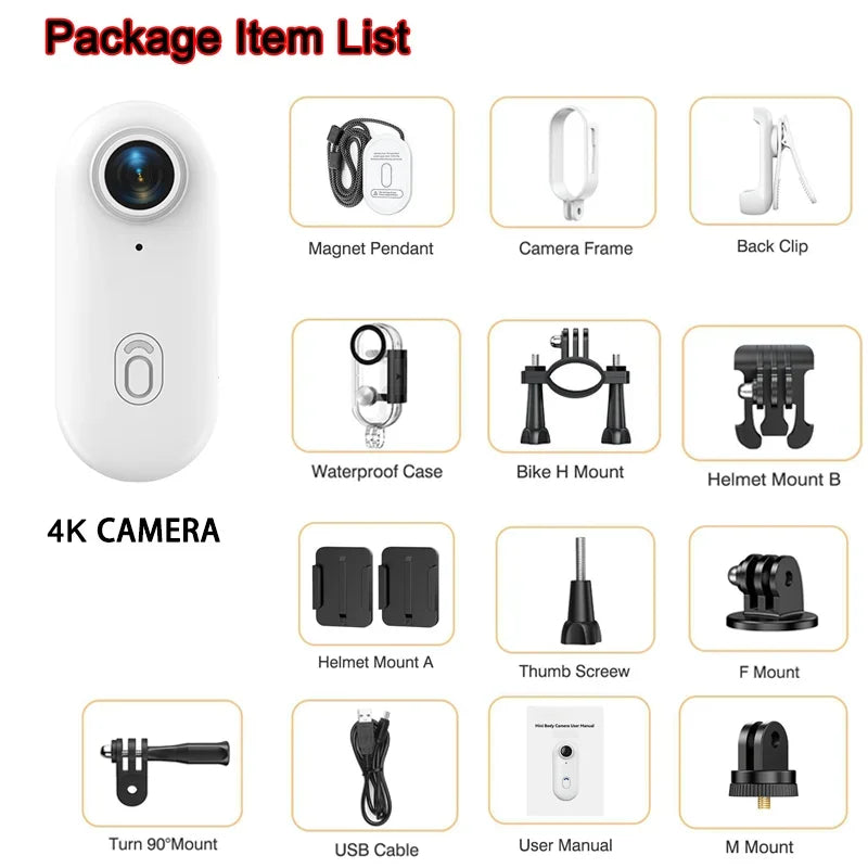 Mini Wireless Body Camera