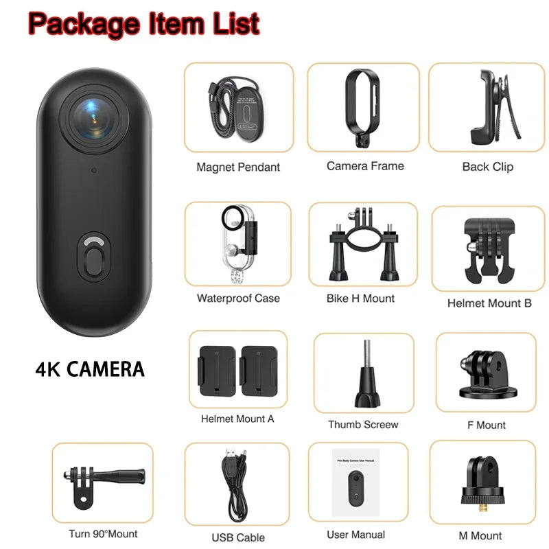 Mini Wireless Body Camera