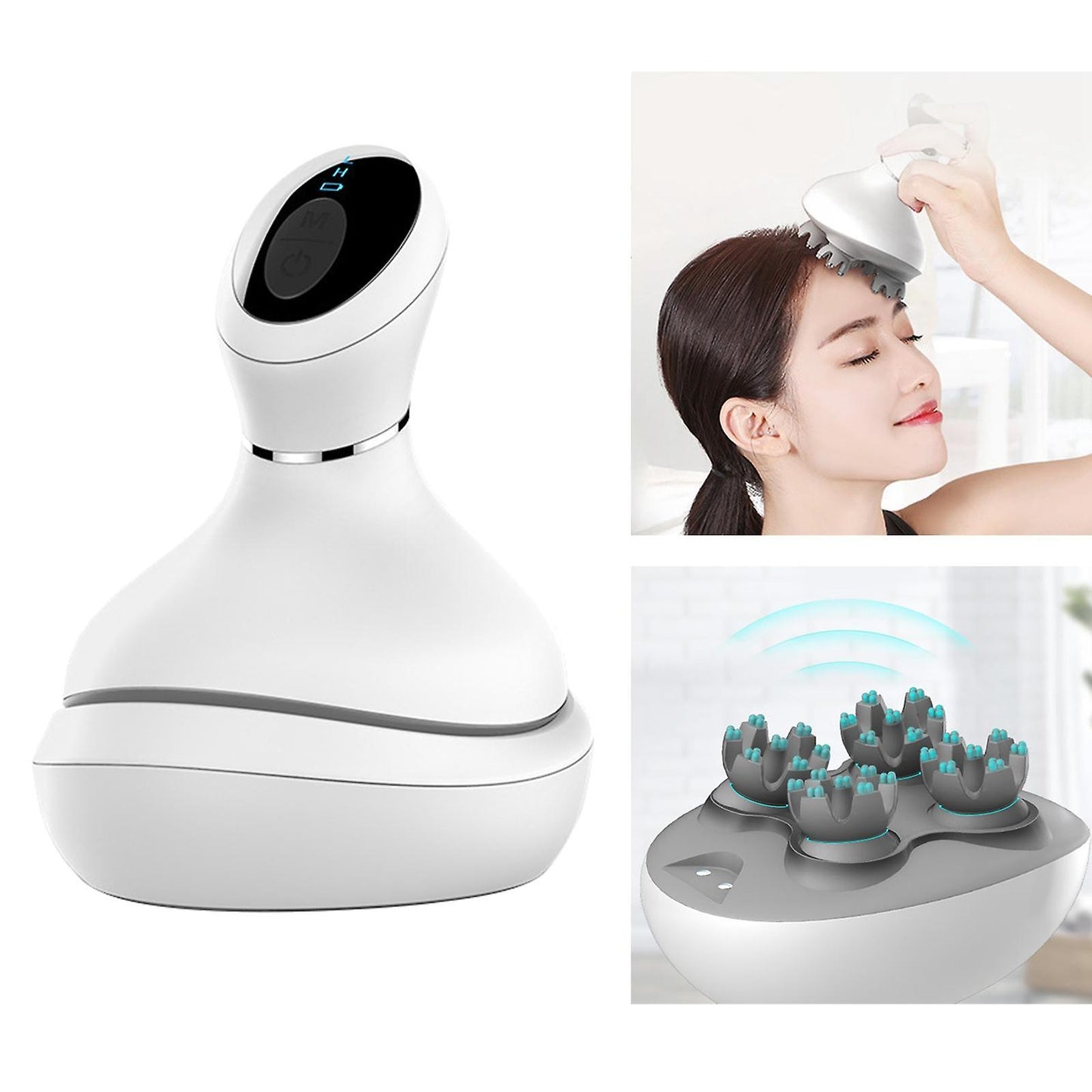 Electric Scalp Kneading Head Massager